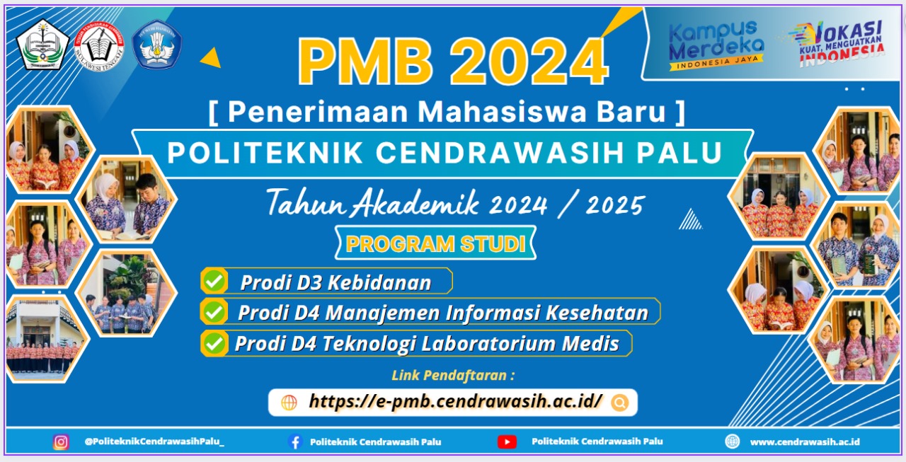 Telah dibuka pendaftaran Mahasiswa baru tahun akademik 2024/2025